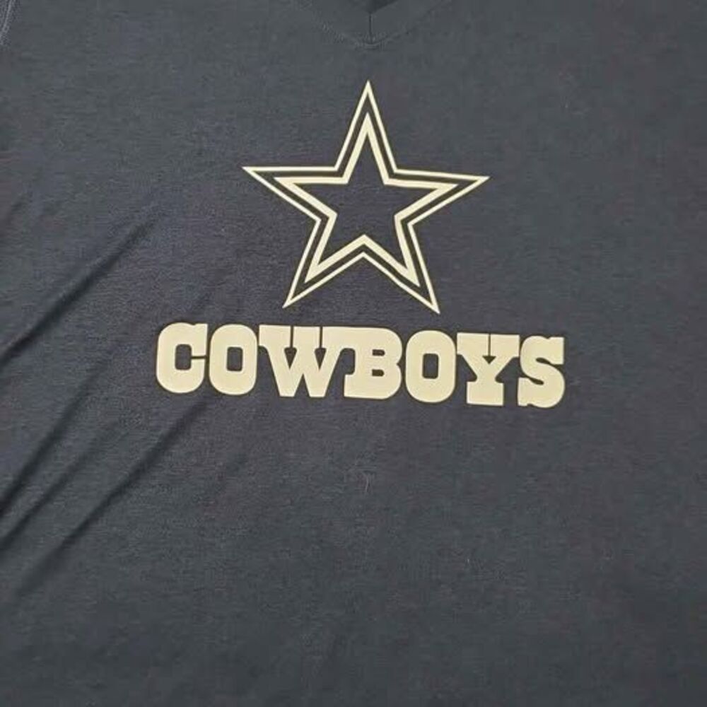 Nike Dallas Cowboys Dri-FIT V-Neck T-Shirt - Size Large